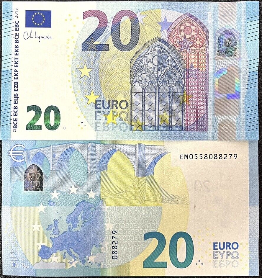 Euro 20 Euro France 2015 P 28 EM UNC
