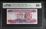 Solomon Islands 10 Dollars ND 1986 P 15 a Superb Gem UNC PMG 68 EPQ
