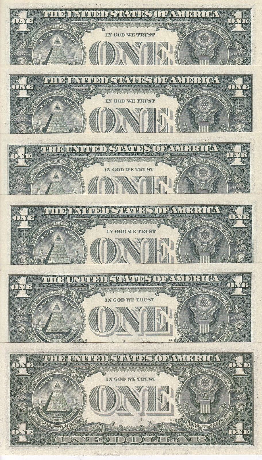 United States FULL SET 12 UNC 1 Dollar USA FRN A B C D E F G H I J K L 2006-2021