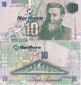 Northern Ireland 10 Pounds 2005 P 206 a UNC
