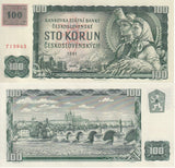 Czech Republic 100 Korun 1961 (1993) P 1 b UNC Moldau River in Prague