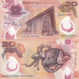 Papua New Guinea 20 Kina 2024 P W53 UNC ,Parliament building, Port Moresby