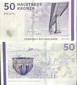 Denmark 50 Kroner 2024 P 70 Sign Ulrik Nødgaard & Niels Kaas UNC