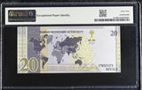 Saudi Arabia 20 Riyals 2020 P 44 a Commemorative Superb Gem UNC PMG 69 EPQ