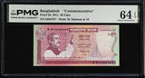 Bangladesh 40 Taka 2011 P 60 Commemorative Choice UNC PMG 64 EPQ