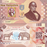 UNITED STATE USA. 50 D. 2014 NH NEW HAMPSHIRE 9th ST. D. WEBSTER POLYMER Private