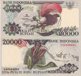 Indonesia 20000 Rupiah 1992/1994 P 132 c UNC
