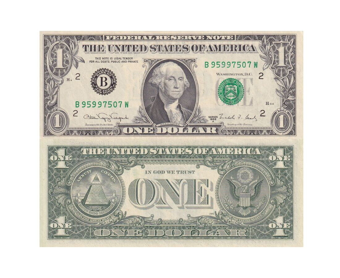 United States 1 Dollars USA 1988A B New York NY P 480 b AUnc