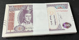 Mongolia 100 Tugrik 2020 P 73 New symbol UNC LOT 100 Pcs 1 BUNDLE