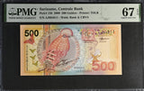 Suriname 500 Gulden 2000 P 150 Superb Gem UNC PMG 67 EPQ