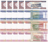Laos Set 4 X LOT 5 =20 UNC 5000 10000 20000 50000 Kip 2020/ 2022 P 41Aa-41Da