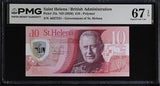 St. Helena 10 Pounds ND 2026 Polymer P 15 a Superb Gem UNC PMG 67 EPQ