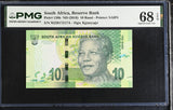 South Africa 10 Rand ND 2016 P 138 b Superb Gem UNC PMG 68 EPQ