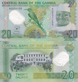 Gambia 20 Dalasis 2014 Polymer Commemorative P 30 UNC