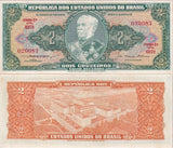 Brazil 2 CRUZEIROS 1956 P 157Ab AUnc