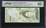 Venezuela 5000 Bolivares 2017 P 97 c Gem UNC PMG 65 EPQ