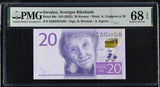 Sweden 20 Kronor ND 2025 P 69 c Superb Gem UNC PMG 68 EPQ TOP POP