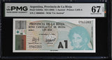 Argentina 1 Austral ND 1986 P S2503a Superb Gem UNC PMG 67 EPQ TOP POP