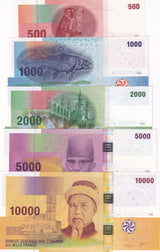 Comoros Set 5 UNC 500 1000 2000 5000 10000 Francs 2006/2020 P 15 16 17 18 19