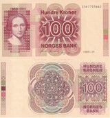 Norway 100 Kroner 1989 P 43 d UNC