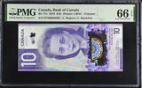 Canada 10 Dollars 2018 P 113 Polymer Rogers Macklem Gem UNC PMG 66 EPQ