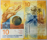 Switzerland 10 Franken 2017 P 75 Mixed Signatures UNC , Conductor's baton