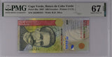 Cape Verde 500 Escudos 2007 P 69 a Superb Gem UNC PMG 67 EPQ