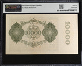 Germany 10000 Mark 1922 P 72 Gem UNC PMG 66 EPQ