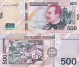 Honduras 500 Lempiras 2022/2024 P 113 UNC