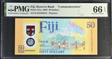 Fiji 50 Dollars 2020 P 121 a Commemorative Polymer GEM UNC PMG 66 EPQ