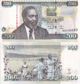 Kenya 200 Shillings 2008 P 49 c UNC