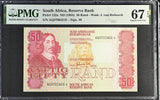South Africa 50 RAND ND 1984 P 122 a Superb Gem UNC PMG 67 EPQ