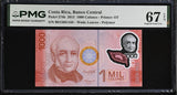 Costa rica 1000 Colones 2013 P 274 b Polymer Superb Gem UNC PMG 67 EPQ