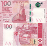 Hong Kong 100 Dollars 2018 P 304 a SCB UNC , Cantonese Opera