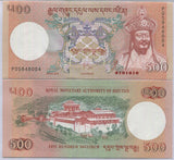Bhutan 500 Ngultrum 2020 P 33 UNC ,Ugyen Wangchuk , Punakha Dzong