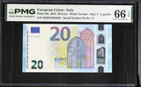 Euro 20 Euro Italy 2015 P 29 S Prefix Gem UNC PMG 66 EPQ