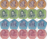 Transnistria Set 4 x 5 Lots = 20 Coins 1 3 5 10 Rubles 2014 Plastic UNC