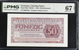 Germany 50 Reichsmark 1944 P M41 Superb Gem UNC PMG 67 EPQ TOP POP