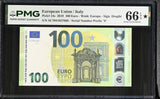 Euro 100 Euro Italy 2019 P 24 s ENDING 666 Gem UNC PMG 66 EPQ Extra Star
