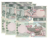 Somalia 10 Shillings 1987 P 32 c UNC LOT 3 PCS