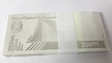 Venezuela 200000 Bolivares 2020/2021 P 112 UNC Lot 100 Pcs 1 Bundle