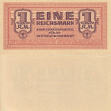 Germany 1 Reichsmark Military 1942 P M36 UNC