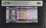 South Sudan 50 Pounds ND 2011 P 9 Gem UNC PMG 66 EPQ