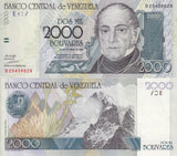 Venezuela 2000 Bolivares 29-10-1998 P 80 UNC