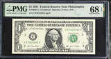 United States 1 Dollar Usa 2021 P 549 C Philadelphia Superb Gem UNC PMG 68 EPQ