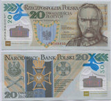Poland 20 Zlotych 2014 P 187 a Polymer Commemorative UNC