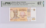 Moldova 100 Lei 2008 P 15 b Superb GEM UNC PMG 67 EPQ