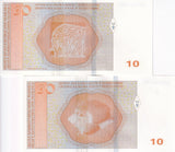 Bosnia & Herzegovina Set 2 UNC 10 Convertible Maraka 2017 P 80 P 81
