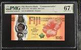 Fiji 100 Cents ND 2023 Dragon Comm. P 124 a Superb Gem UNC PMG 67 EPQ