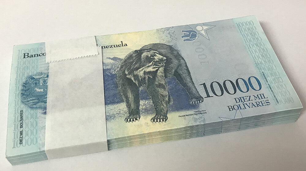 Venezuela 10000 Bolivares 2017 P 98 UNC LOT 100 PCS 1 BUNDLE